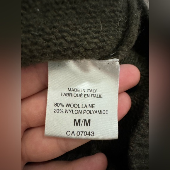 Emozioni Uomo ITALY  Wool quarter zip Sweater Size M - Picture 4 of 7